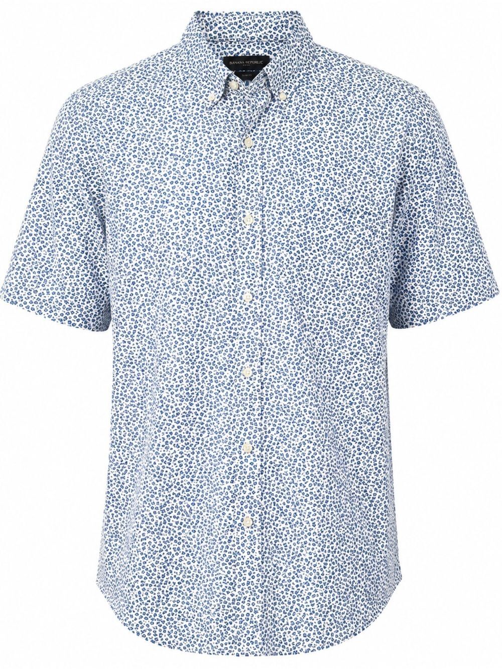 Bonobos Short-Sleeve Button-Down Shirt - Light Blue Floral